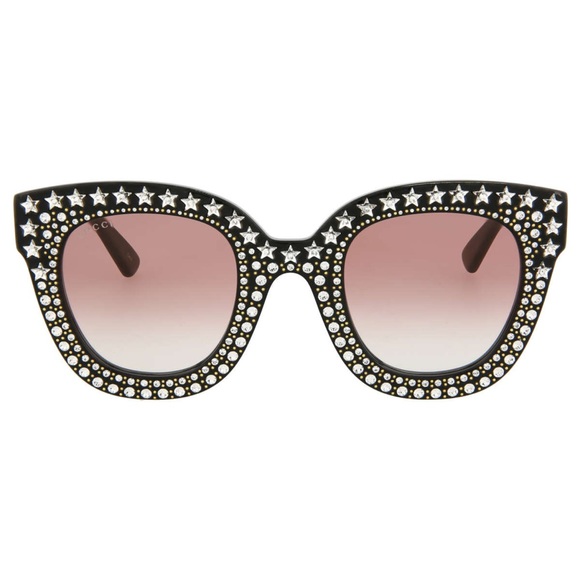 NEW GUCCI WOMEN’S SUNGLASSES GUCCI GG0116S 011 LIMITED EDITION EYEWEAR GUCCI - Picture 3 of 5